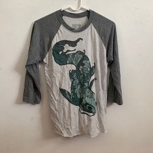Koi Fish Baseball Tee